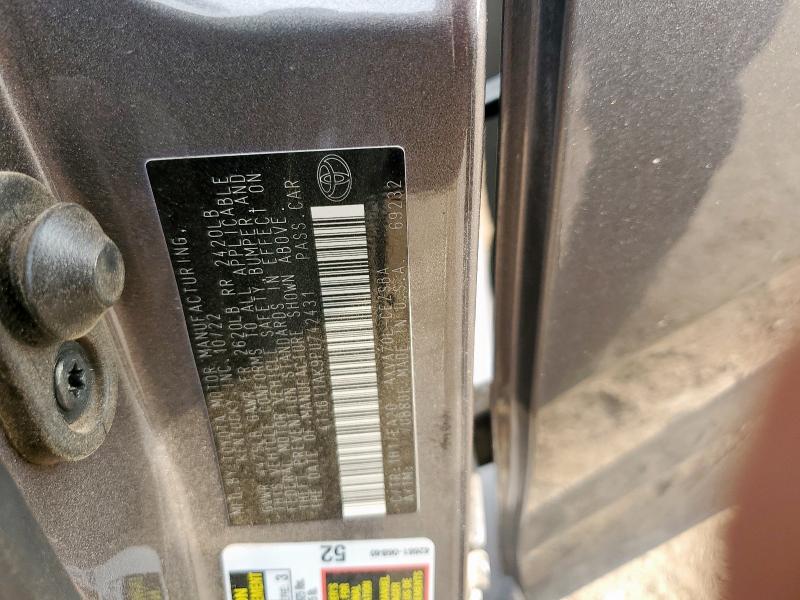 4T1G11AK9PU742431 - 2023 TOYOTA CAMRY SE NIGHT SHADE SILVER photo 13