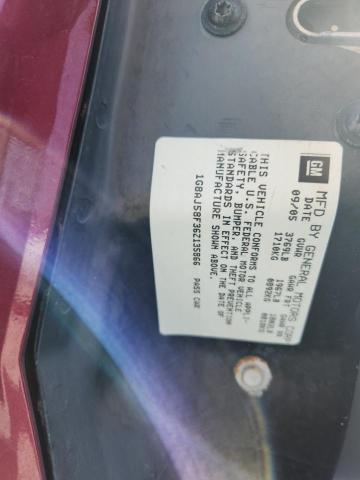 1G8AJ58F36Z135866 - 2006 SATURN ION LEVEL 2 RED photo 13