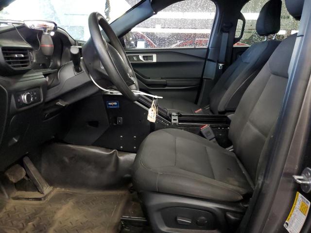 1FM5K8AW0LGC51321 - 2020 FORD EXPLORER POLICE INTERCEPTOR ნაცრისფერი ფოტო 7