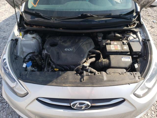 KMHCT4AE3GU032834 - 2016 HYUNDAI ACCENT SE SILVER photo 11