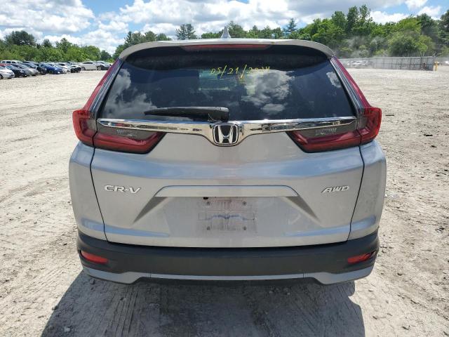 2HKRW2H56LH637113 - 2020 HONDA CR-V EX SILVER photo 6