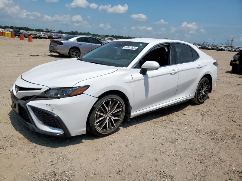 4T1G11AK9PU123523 - 2023 TOYOTA CAMRY SE NIGHT SHADE WHITE photo 1