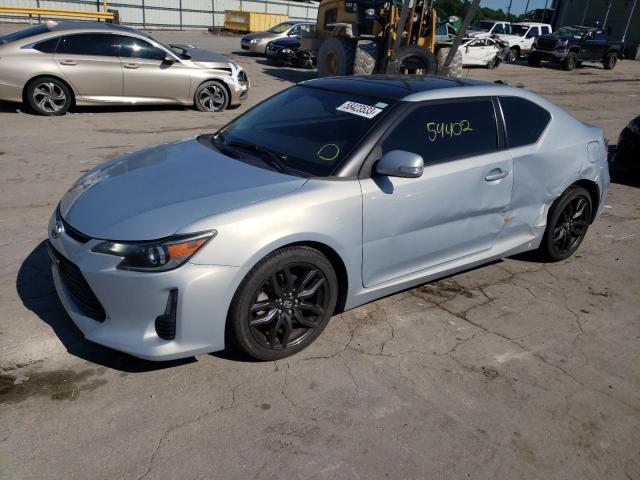 JTKJF5C72E3072762 - 2014 TOYOTA SCION TC SILVER photo 1