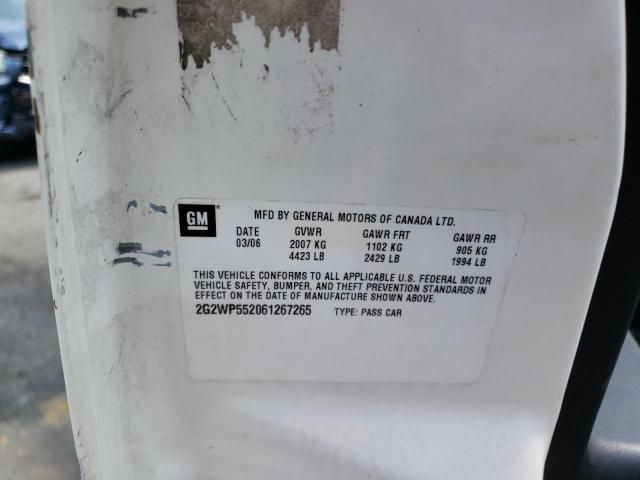 2G2WP552061267265 - 2006 PONTIAC GRAND PRIX 白色 照片 12