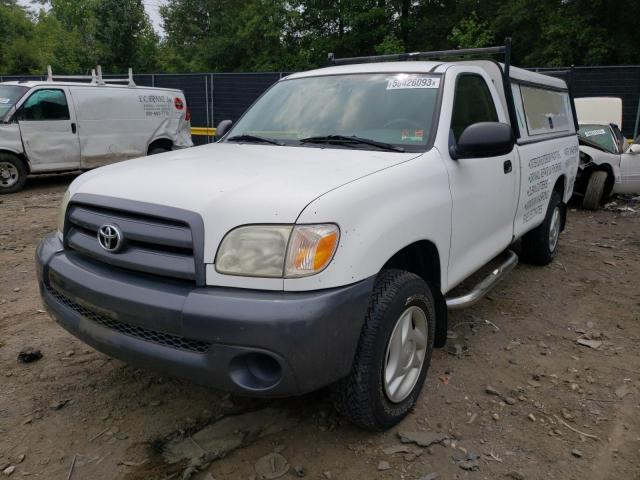 5TBJU32165S451818 - 2005 TOYOTA TUNDRA WHITE photo 1