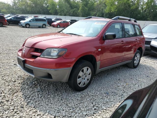 JA4LX31G83U073288 - 2003 MITSUBISHI OUTLANDER LS RED photo 1