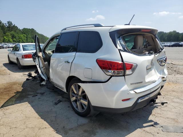 5N1AR2MN2EC721983 - 2014 NISSAN PATHFINDER S WHITE photo 2
