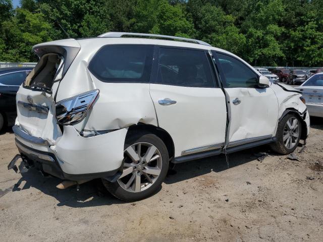 5N1AR2MN2EC721983 - 2014 NISSAN PATHFINDER S WHITE photo 3