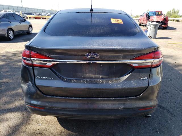 3FA6P0H75HR104637 - 2017 FORD FUSION SE BLACK photo 6