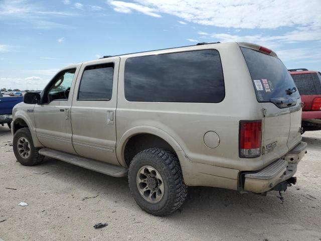 1FMNU42L85ED43041 - 2005 FORD EXCURSION LIMITED GOLD photo 2