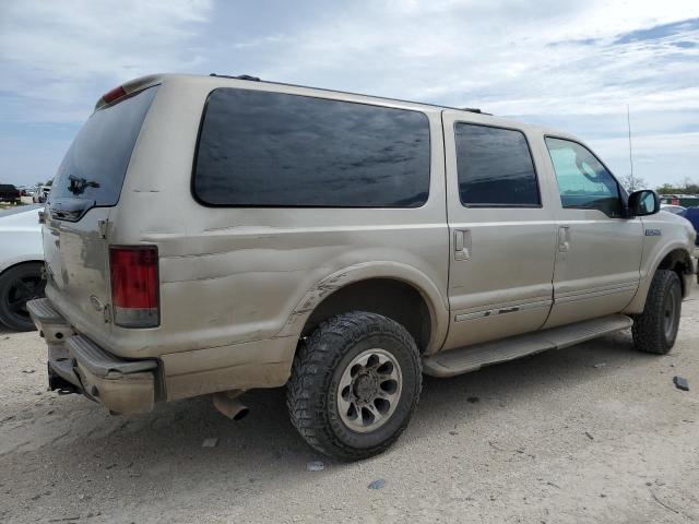 1FMNU42L85ED43041 - 2005 FORD EXCURSION LIMITED GOLD photo 3