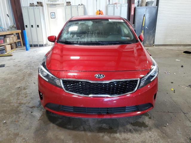 3KPFL4A73HE054755 - 2017 KIA FORTE LX BURGUNDY photo 5