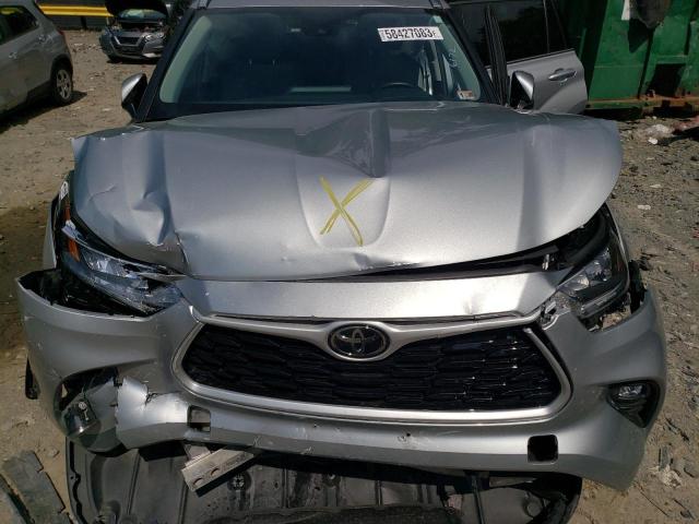 5TDHZRBHXLS500572 - 2020 TOYOTA HIGHLANDER XLE Արծաթագույն լուսանկար 12