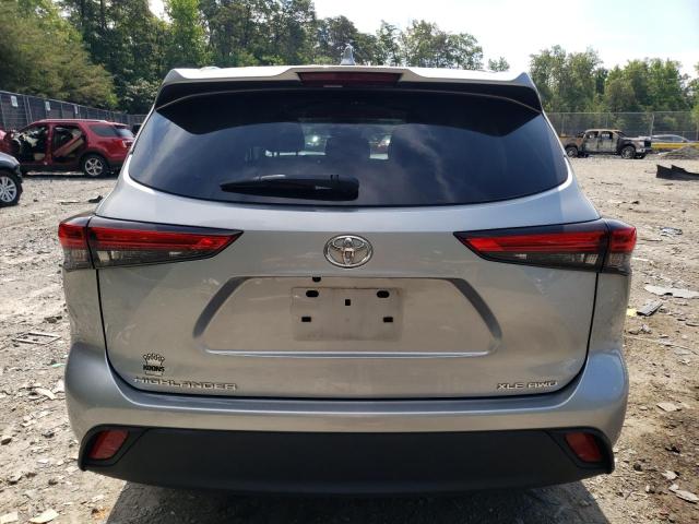 5TDHZRBHXLS500572 - 2020 TOYOTA HIGHLANDER XLE Արծաթագույն լուսանկար 6