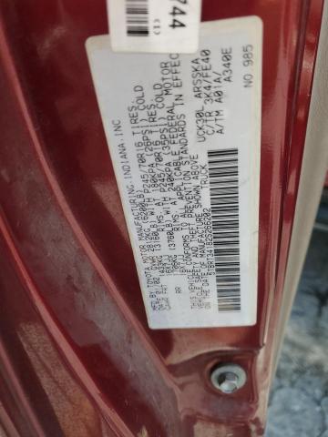 5TBRT34182S266202 - 2002 TOYOTA TUNDRA ACCESS CAB 勃艮第红 照片 13