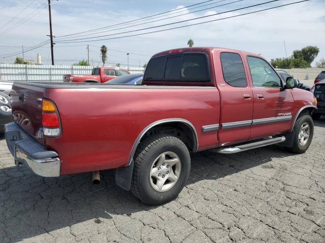 5TBRT34182S266202 - 2002 TOYOTA TUNDRA ACCESS CAB 勃艮第红 照片 3