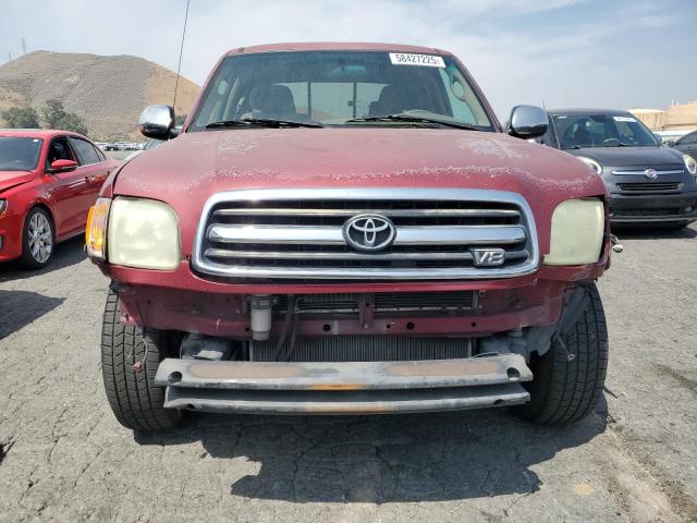 5TBRT34182S266202 - 2002 TOYOTA TUNDRA ACCESS CAB 勃艮第红 照片 5