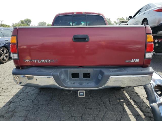5TBRT34182S266202 - 2002 TOYOTA TUNDRA ACCESS CAB 勃艮第红 照片 6