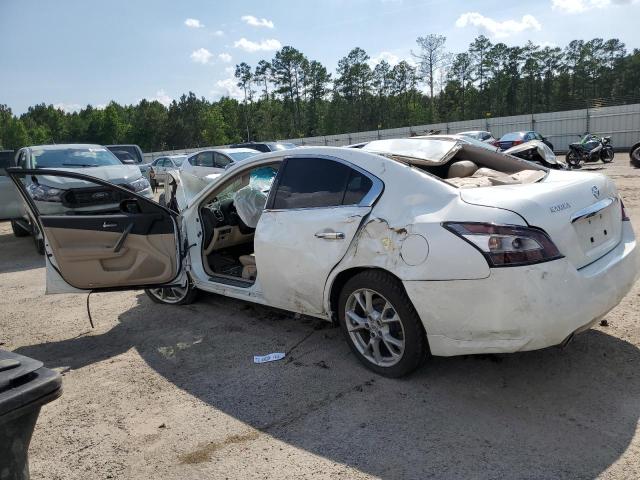 1N4AA5AP7EC909312 - 2014 NISSAN MAXIMA S WHITE photo 2