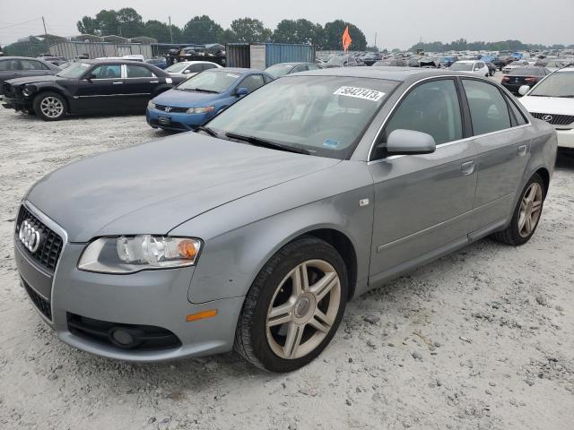 WAUDF78E28A023968 - 2008 AUDI A4 2.0T QUATTRO GRAY photo 1