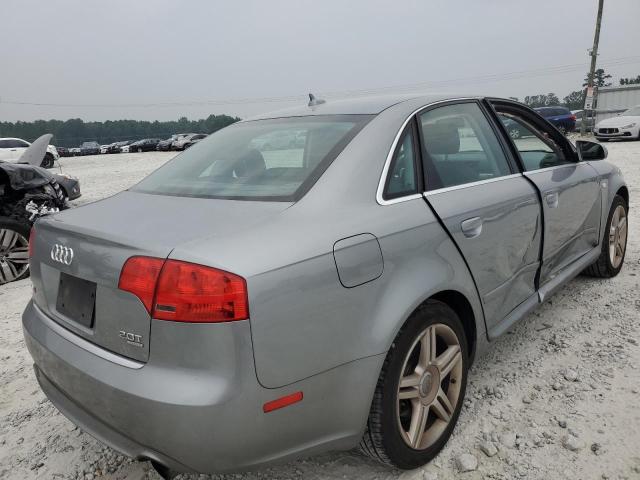 WAUDF78E28A023968 - 2008 AUDI A4 2.0T QUATTRO GRAY photo 3