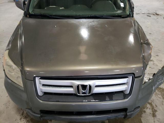 2HKYF18487H510933 - 2007 HONDA PILOT EX GRAY photo 11