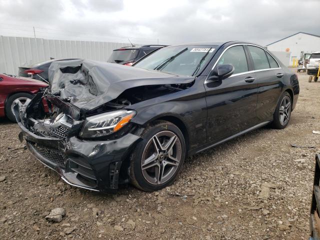 W1KWF8EB7MR626556 - 2021 MERCEDES-BENZ C300 300 4MATIC BLACK photo 1