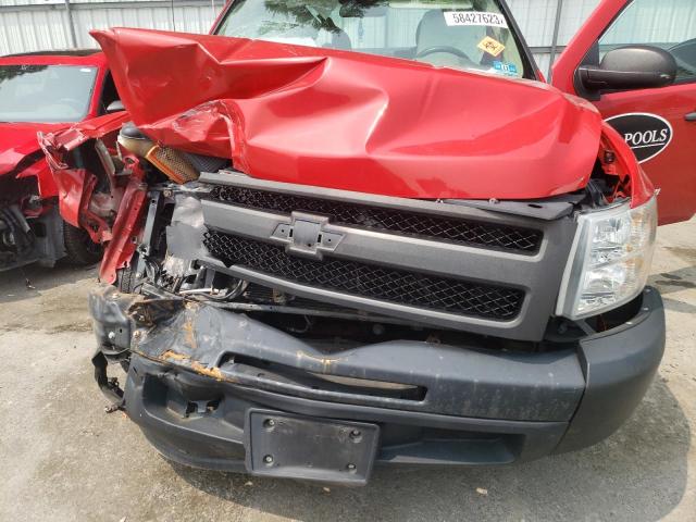 1GCNCPEX5DZ100205 - 2013 CHEVROLET SILVERADO C1500 红色 照片 11