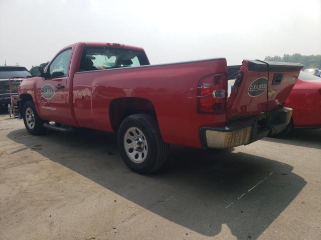 1GCNCPEX5DZ100205 - 2013 CHEVROLET SILVERADO C1500 红色 照片 2