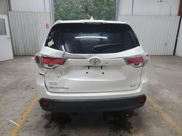 5TDKKRFH7ES012106 - 2014 TOYOTA HIGHLANDER XLE WHITE photo 6