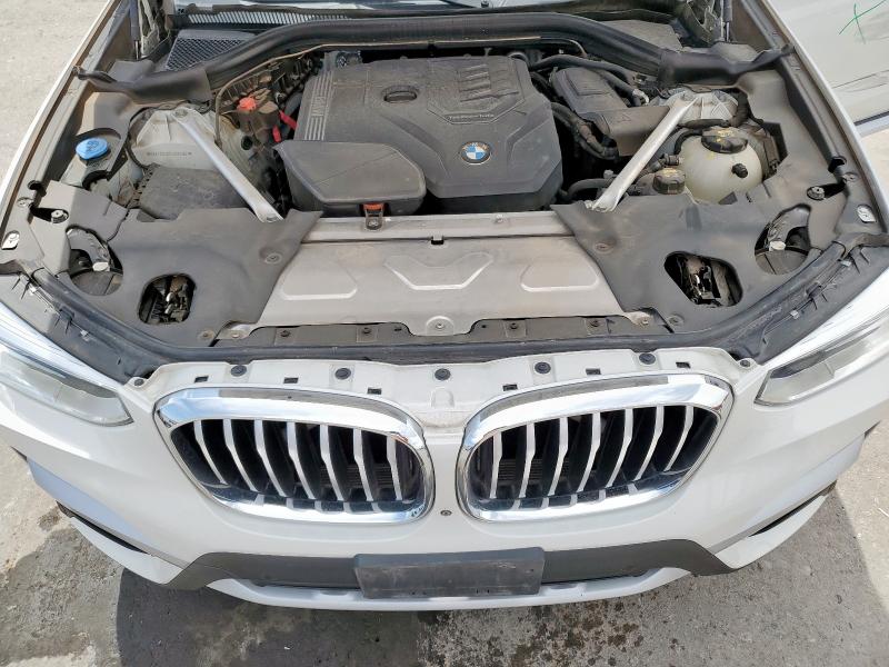 5UXTY3C07L9C62182 - 2020 BMW X3 SDRIVE30I WHITE photo 12