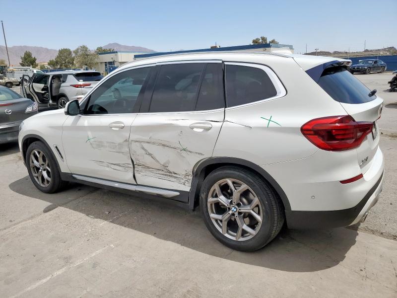 5UXTY3C07L9C62182 - 2020 BMW X3 SDRIVE30I WHITE photo 2
