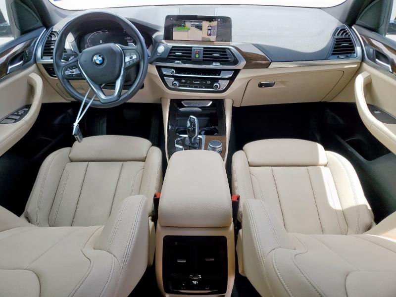 5UXTY3C07L9C62182 - 2020 BMW X3 SDRIVE30I WHITE photo 8