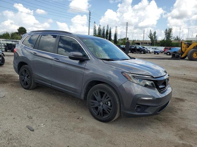 5FNYF5H24NB026355 - 2022 HONDA PILOT SE GRAY photo 4