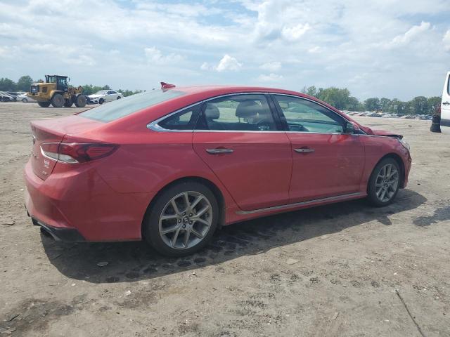 5NPE34AB5JH617791 - 2018 HYUNDAI SONATA SPORT RED photo 3