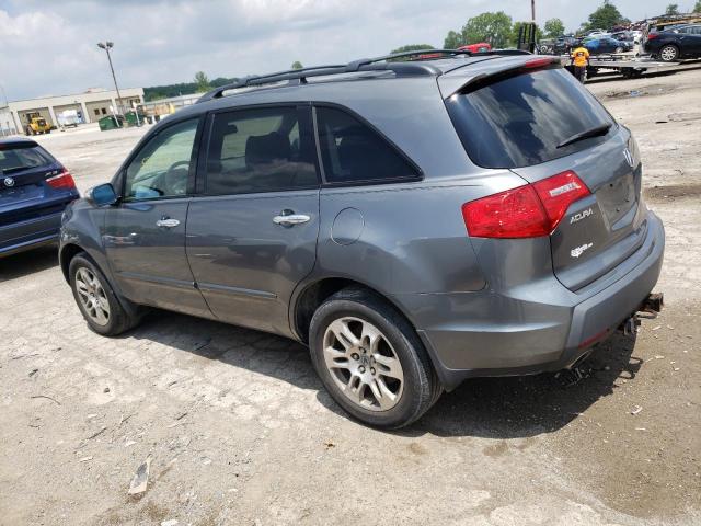 2HNYD284X8H555663 - 2008 ACURA MDX TECHNOLOGY GRAY photo 2