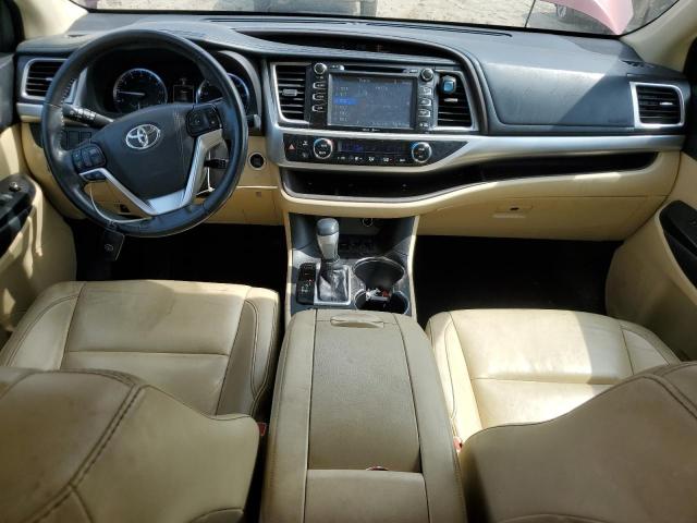 5TDKKRFH6FS089597 - 2015 TOYOTA HIGHLANDER XLE Bordeaux Foto 8