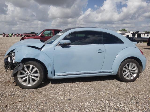 3VWRL7ATXEM633493 - 2014 VOLKSWAGEN BEETLE BLUE photo 1