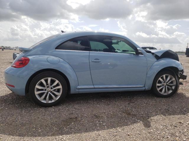 3VWRL7ATXEM633493 - 2014 VOLKSWAGEN BEETLE BLUE photo 3