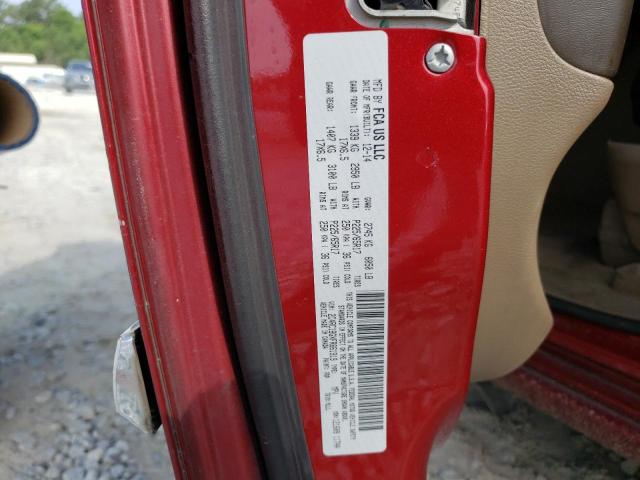 2C4RC1BGXFR661919 - 2015 CHRYSLER TOWN & COU TOURING Bordo foto 13