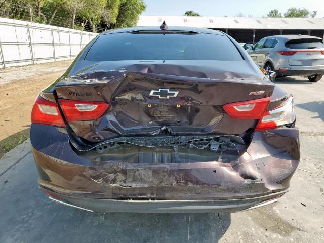 1G1ZG5ST7MF045634 - 2021 CHEVROLET MALIBU RS 紫色 照片 6