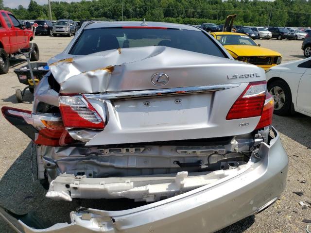 JTHDL5EF4B5003961 - 2011 LEXUS LS 460L SILVER photo 6