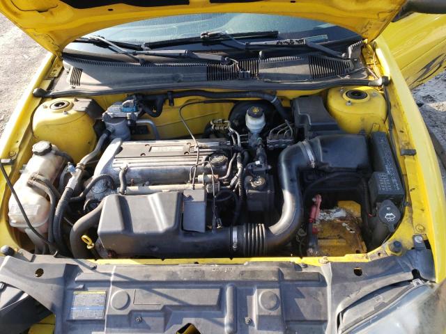 1G1JC12FX57200524 - 2005 CHEVROLET CAVALIER YELLOW photo 11