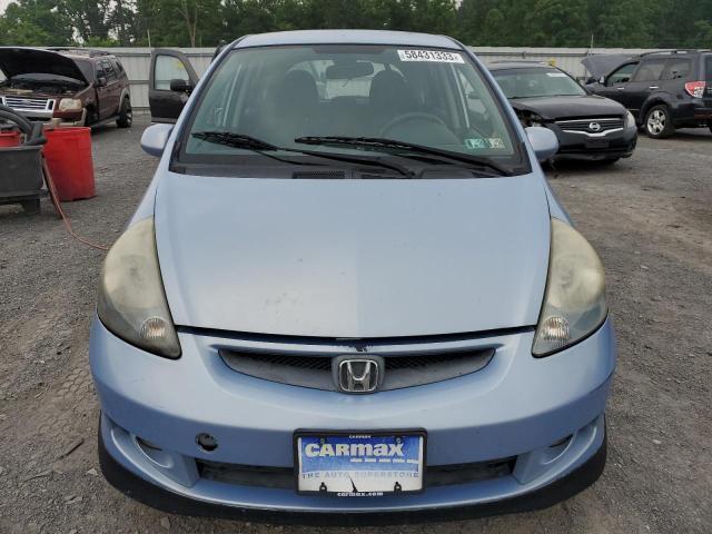 JHMGD386X8S057401 - 2008 HONDA FIT SPORT BLUE photo 5