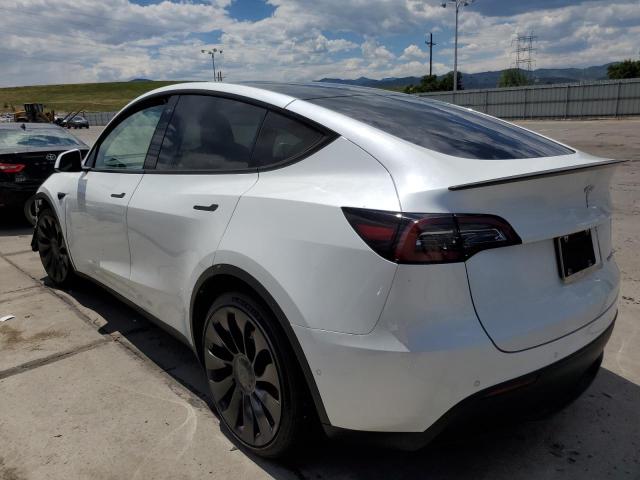 7SAYGDEF9NF382205 - 2022 TESLA MODEL Y WHITE photo 2