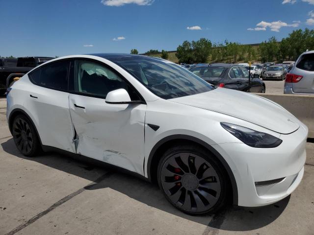 7SAYGDEF9NF382205 - 2022 TESLA MODEL Y WHITE photo 4