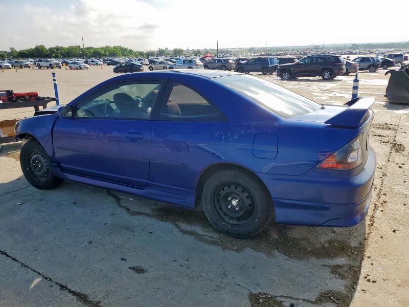 1HGEM22915L032013 - 2005 HONDA CIVIC EX BLUE photo 2