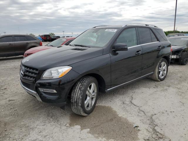 4JGDA5HB5EA429908 - 2014 MERCEDES-BENZ ML 350 4MATIC BLACK photo 1