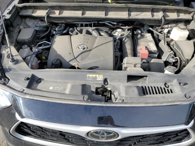 5TDHZRBH9MS554527 - 2021 TOYOTA HIGHLANDER XLE Negro foto 12
