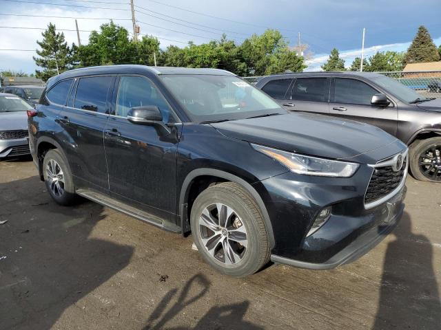 5TDHZRBH9MS554527 - 2021 TOYOTA HIGHLANDER XLE Negro foto 4